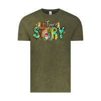 Vintage Olive True Story Vintage Tee - CowhideDigitalArt