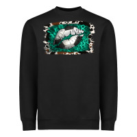 Black Soccer Lips Heavyweight Sweatshirt - Jasminsmagicworld