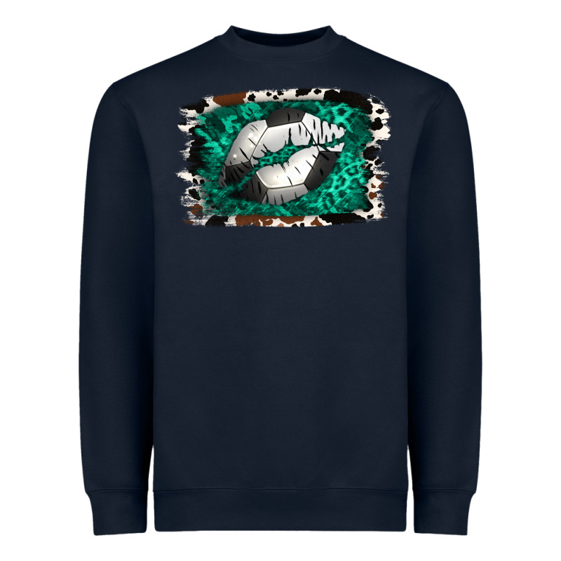 Soccer Lips Heavyweight Sweatshirt by Jasminsmagicworld | Teevron