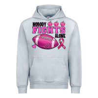 Heather Grey nobody fights alone Urban Hoodie - RanaPortraitStore