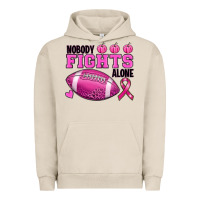 Pigment French Oak nobody fights alone Urban Hoodie - RanaPortraitStore
