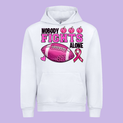 Nobody Fights Alone Urban Hoodie Designed By Ranaportraitstore