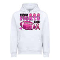 White nobody fights alone Urban Hoodie - RanaPortraitStore