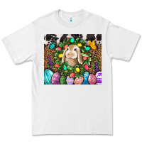 White Easter Bunny Tumbler Premium Tee - BundleAndBundleShop