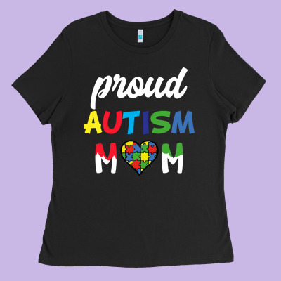 Proud Autism Mom Mothers Day Gift Autism Awareness Ladies Tee Designed By Cowhidedigitalart