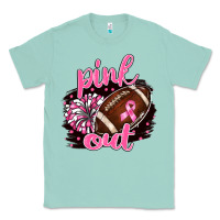 Seafoam pink out football Classic Tee - BarkalooDesign