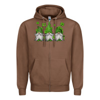 Chestnut st patricks gnomes Zipper Hoodie - Jasminsmagicworld