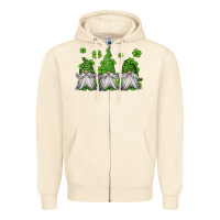 Sandshell st patricks gnomes Zipper Hoodie - Jasminsmagicworld