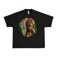 Black Tennessee Horse Christmas Urban Heavy Tee - LillyAllenDesigns