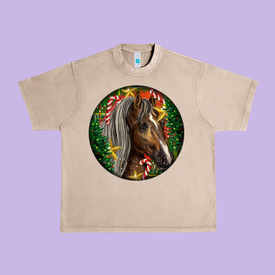 Tennessee Horse Christmas Urban Heavy Tee Designed By Lillyallendesigns