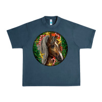 Midnight Navy Tennessee Horse Christmas Urban Heavy Tee - LillyAllenDesigns
