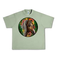 Oil Green Tennessee Horse Christmas Urban Heavy Tee - LillyAllenDesigns