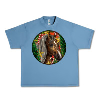 Pebble Blue Tennessee Horse Christmas Urban Heavy Tee - LillyAllenDesigns