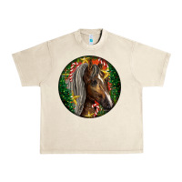 Sandshell Tennessee Horse Christmas Urban Heavy Tee - LillyAllenDesigns