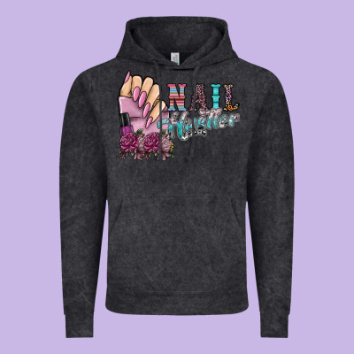 Nail Hustler Vintage Hoodie Designed By Sublimationcraftshop