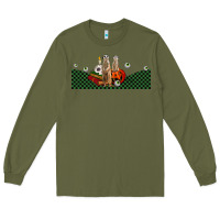 Army Green halloween meerkat Long Sleeve Tee - LillyAllenDesigns