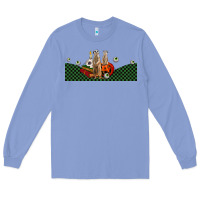 Colony Blue halloween meerkat Long Sleeve Tee - LillyAllenDesigns