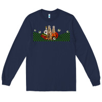 Navy halloween meerkat Long Sleeve Tee - LillyAllenDesigns