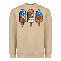 Mushroom Patriotic Leopard Popsicles Heavyweight Sweatshirt - Jasminsmagicworld