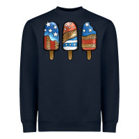 Navy Patriotic Leopard Popsicles Heavyweight Sweatshirt - Jasminsmagicworld