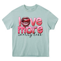 Arona Love more worry less Heavy Core Tee - FaDigitalArtStudio