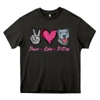 Asphalt Peace Love Pitties Heavy Core Tee - Jasminsmagicworld