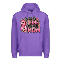 Purple i wear pink for my mom Premium Hoodie - BarkalooDesign