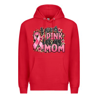 Red i wear pink for my mom Premium Hoodie - BarkalooDesign