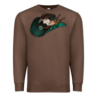 Chestnut cowhide flowers cowboy hat Premium Sweatshirt - Jasminsmagicworld