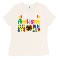 Bone Proud Autism Mom sunflower Ladies Tee - CowhideDigitalArt