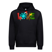 Black christmas gemstone love Urban Hoodie - RanaPortraitStore
