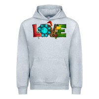 Heather Grey christmas gemstone love Urban Hoodie - RanaPortraitStore