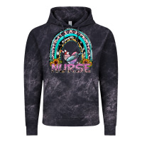 Cloud Black nurse rainbow Vintage Hoodie - SublimationCraftShop