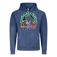 Vintage Denim nurse rainbow Vintage Hoodie - SublimationCraftShop
