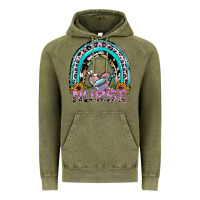 Vintage Olive nurse rainbow Vintage Hoodie - SublimationCraftShop