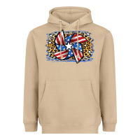 Mushroom 4th of July Pinwheel Heavyweight Hoodie - Jasminsmagicworld