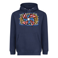 4th Of July Pinwheel Heavyweight Hoodie | Teevron