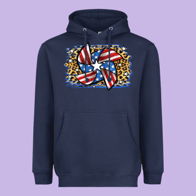 4th Of July Pinwheel Heavyweight Hoodie Designed By Jasminsmagicworld