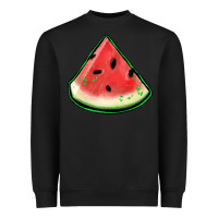 Black watermelon sliece Heavyweight Sweatshirt - Jasminsmagicworld