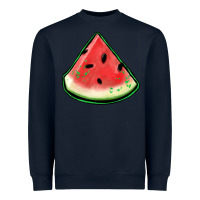 Navy watermelon sliece Heavyweight Sweatshirt - Jasminsmagicworld