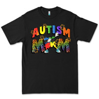 Black Autism mom Premium Tee - FaDigitalArtStudio