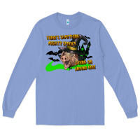 Colony Blue there's something mighty going on around here pig Long Sleeve Tee - LillyAllenDesigns