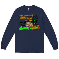 Navy there's something mighty going on around here pig Long Sleeve Tee - LillyAllenDesigns