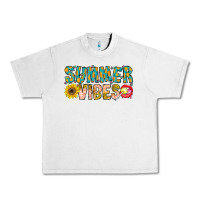 Lunar Rock Summer Vibes Urban Heavy Tee - CowhideDigitalArt