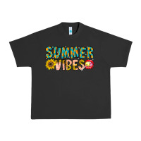 Pigment Black Summer Vibes Urban Heavy Tee - CowhideDigitalArt