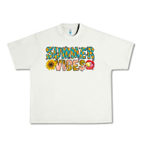 Pistachio Summer Vibes Urban Heavy Tee - CowhideDigitalArt