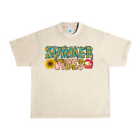 Sandshell Summer Vibes Urban Heavy Tee - CowhideDigitalArt