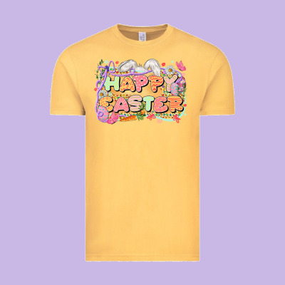 Happy Easter Vintage Tee Designed By Lillyallendesigns