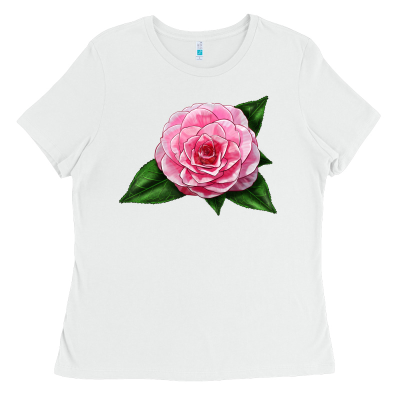 Camellia Flower Ladies Tee by LillyAllenDesigns | Teevron