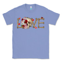 Colony Blue Skull love Valentine's Day Classic Tee - FaDigitalArtStudio